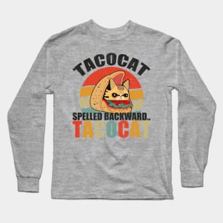 taco-cat Long Sleeve T-Shirt